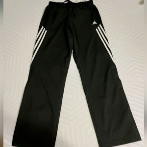 New! Adidas small  black training wind pants. NWT